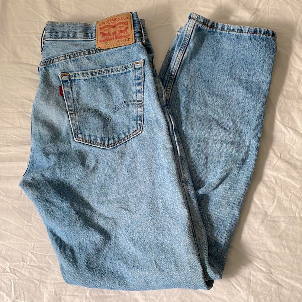 levi’s 505 straight leg jeans